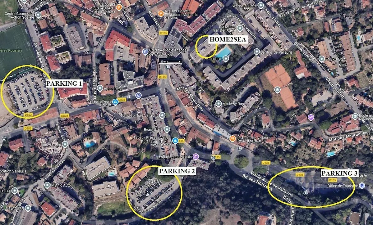 Διαμέρισμα Home2Sea - Piscine, Jardin, Studio Cabine, 5 Couchages Vallauris